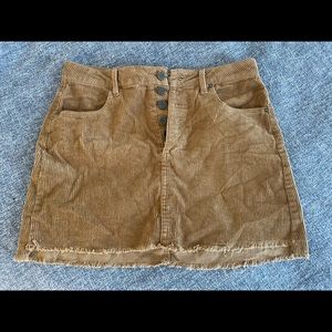 Corduroy skirt